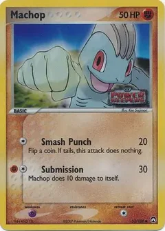 Machop Reverse Holo 53