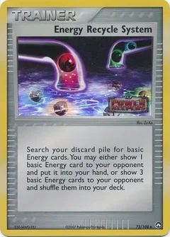 Energy Recycle System Reverse Holo 73