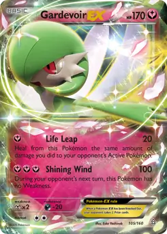 Gardevoir EX, Primal Clash #105 Pokémon card