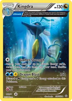 Kingdra, Primal Clash #108 Pokémon card