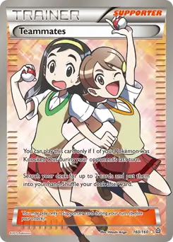 Full Art Teammates, Primal Clash #160 Pokémon card
