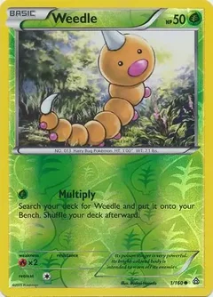 Weedle Reverse Holo 1