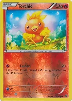 Torchic Reverse Holo 25