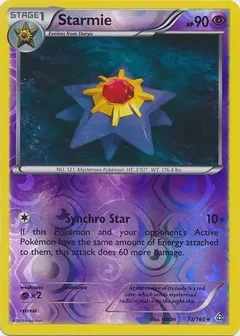 Starmie Reverse Holo 73
