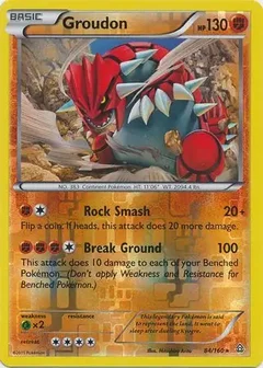 Groudon Reverse Holo 84