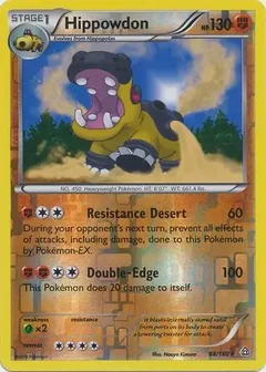 Hippowdon Reverse Holo 88