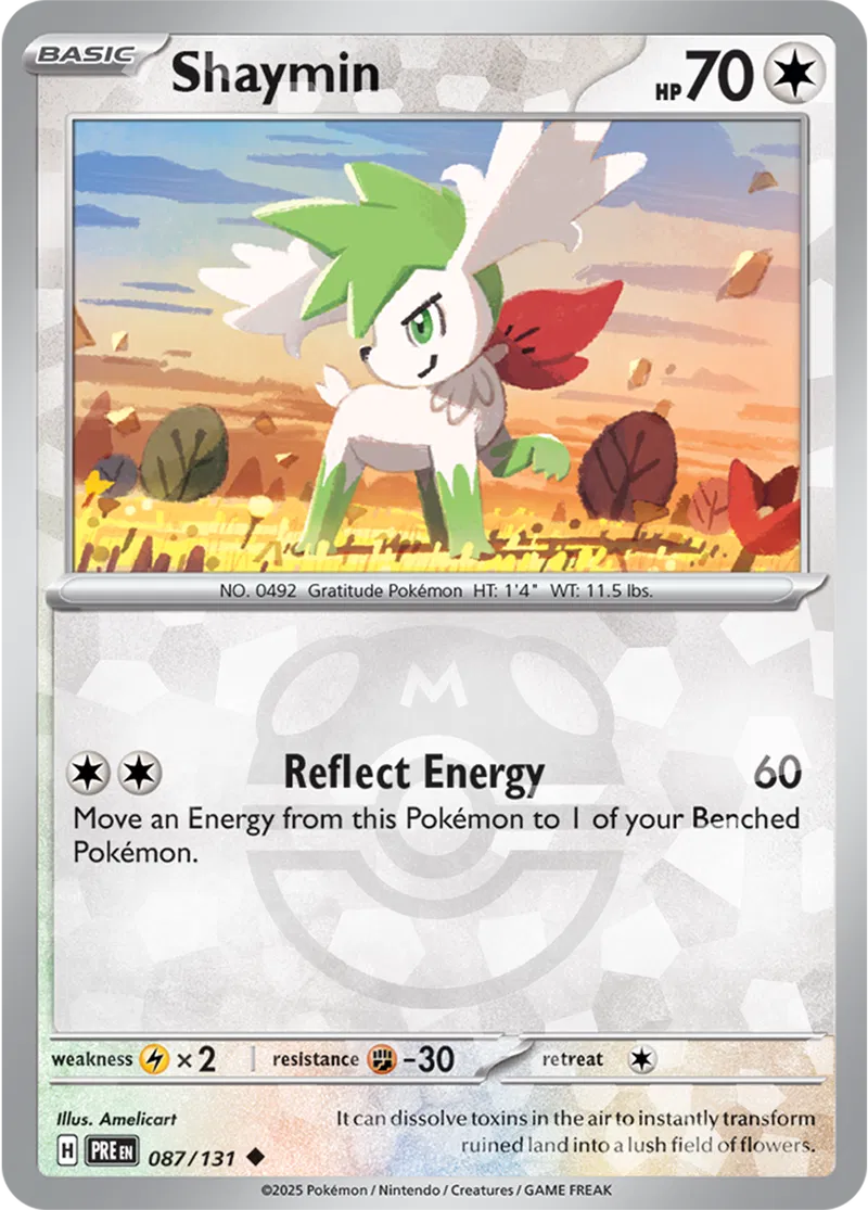 PokeDATA - Check current Pokemon card values for Shaymin Master Ball Holo 87! PokeDATA - Check current Pokemon card values for Shaymin Master Ball Holo 87!