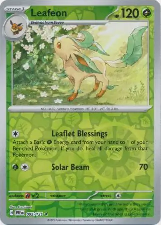 Leafeon Reverse Holo