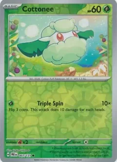 Cottonee Reverse Holo 007
