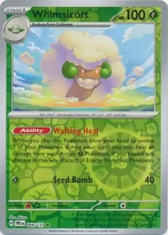 Whimsicott Reverse Holo 008