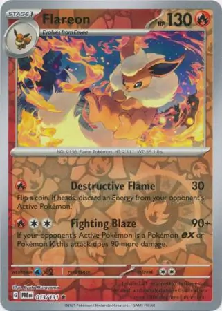 Flareon Reverse Holo