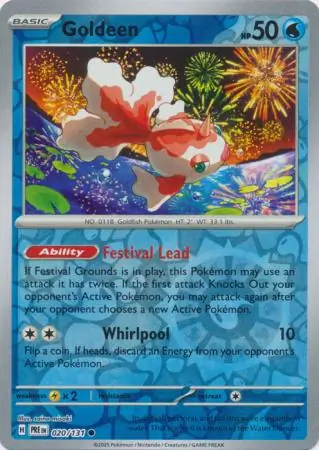Goldeen Reverse Holo