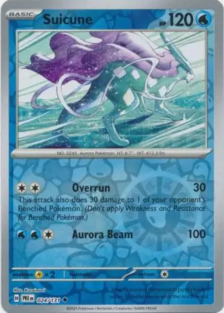 Suicune Reverse Holo