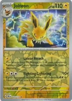 Jolteon Reverse Holo 029