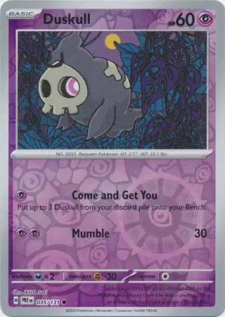 Duskull Reverse Holo