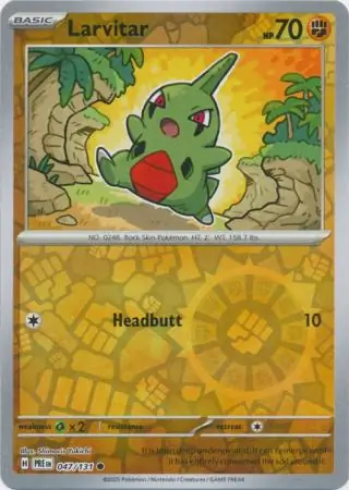 Larvitar Reverse Holo