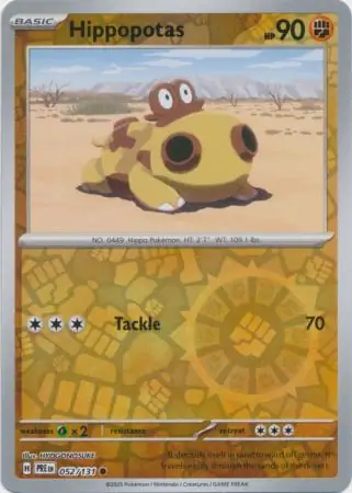 Hippopotas Reverse Holo