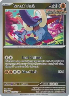 Great Tusk Reverse Holo 055