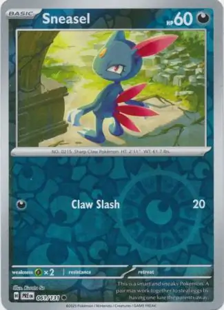 Sneasel Reverse Holo
