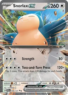 Snorlax ex 076
