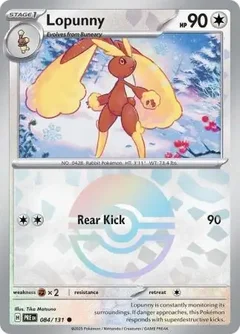 Lopunny Reverse Holo 084