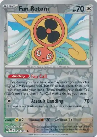 Fan Rotom Reverse Holo