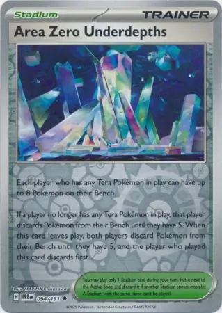 Area Zero Underdepths Reverse Holo