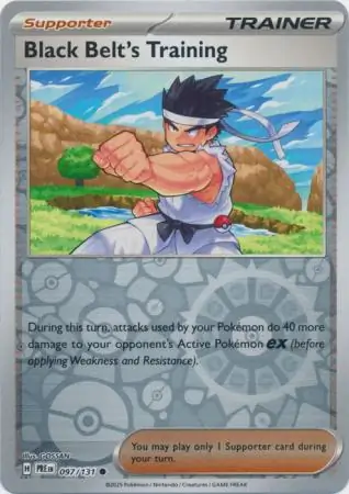 Black Belt's Training Reverse Holo