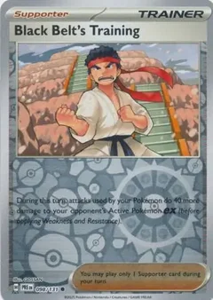Black Belt's Training Reverse Holo 098
