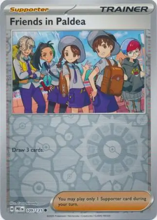 Friends in Paldea Reverse Holo