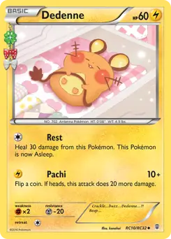 Dedenne, Generations Radiant Collection #RC10 Pokémon card
