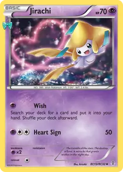 Jirachi, Generations Radiant Collection #RC13 Pokémon card