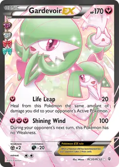 Full Art Gardevoir EX, Generations Radiant Collection #RC30 Pokémon card