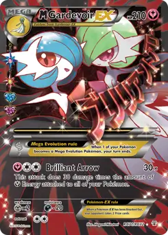 Full Art M Gardevoir EX, Generations Radiant Collection #RC31 Pokémon card