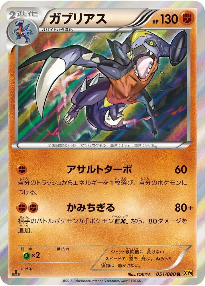 Garchomp Unlimited Holofoil, Rage of the Broken Heavens #51 Pokémon card