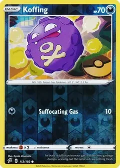 Koffing Reverse Holo 112