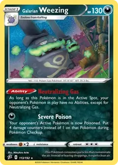 Galarian Weezing 113