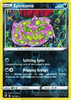 Spiritomb Reverse Holo 116