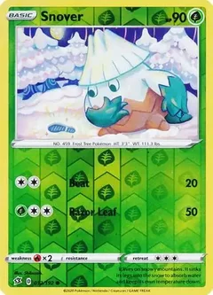 Snover Reverse Holo 012