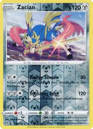 Zacian Reverse Holo