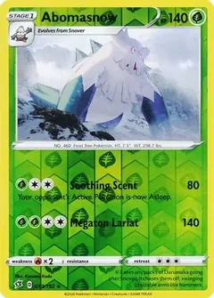 Abomasnow Reverse Holo 013