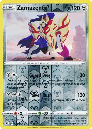 Zamazenta Reverse Holo