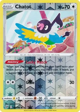 Chatot Reverse Holo
