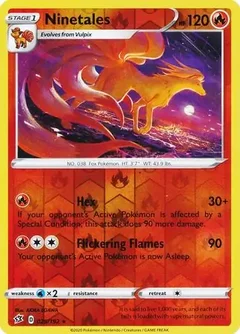 Ninetales Reverse Holo 025
