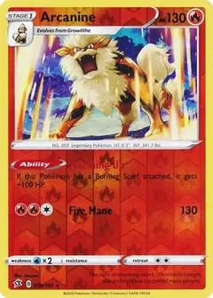 Arcanine Reverse Holo 028