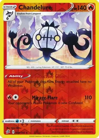 Chandelure Reverse Holo