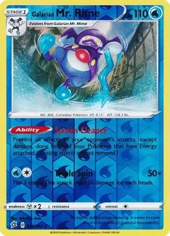 Galarian Mr. Rime Reverse Holo 038