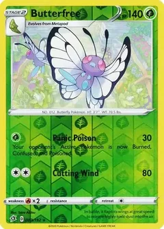 Butterfree Reverse Holo 003