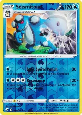 Seismitoad Reverse Holo
