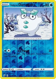 Galarian Darumaka Reverse Holo 047